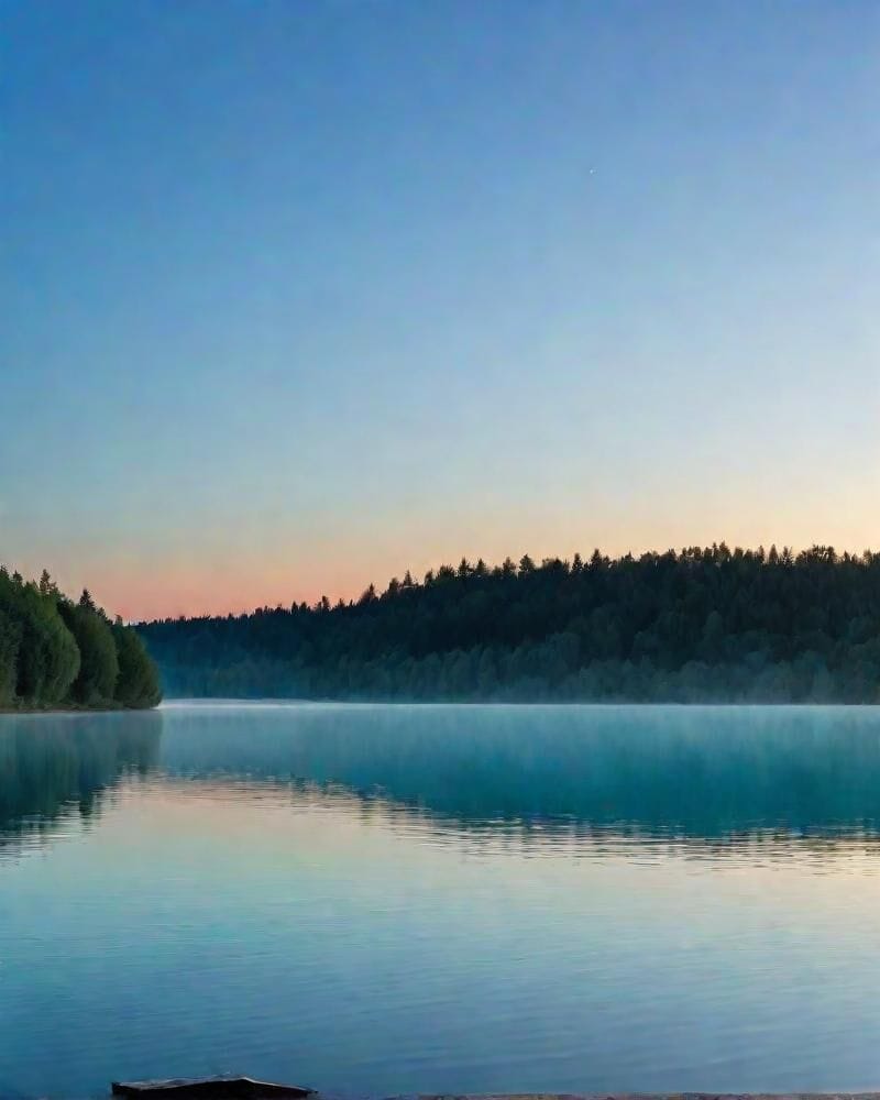 Golden sunrise casting light across a peaceful landscape